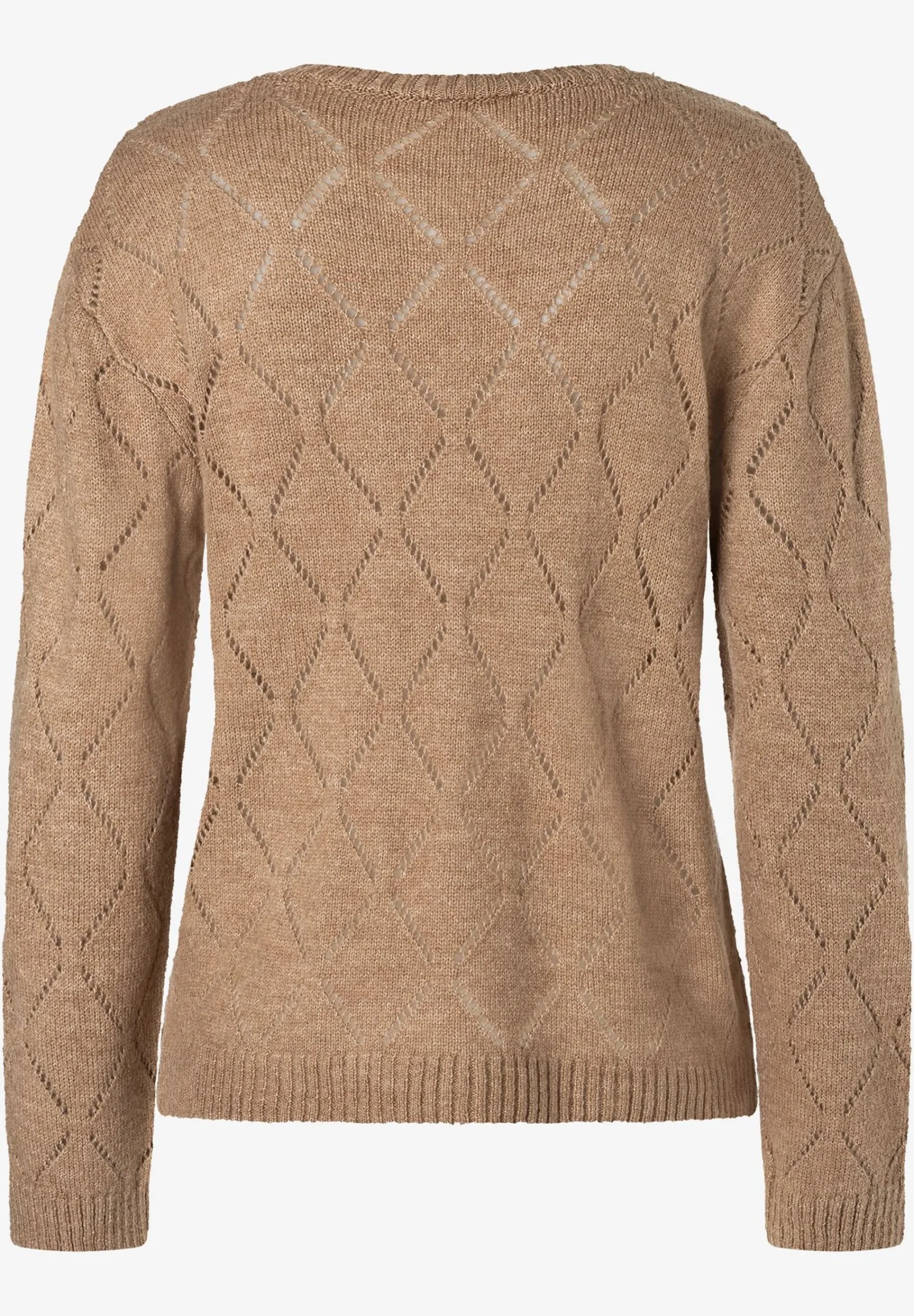 Hot Ajour-Pullover, macchiato, Herbst-Kollektion Pullover - Strick