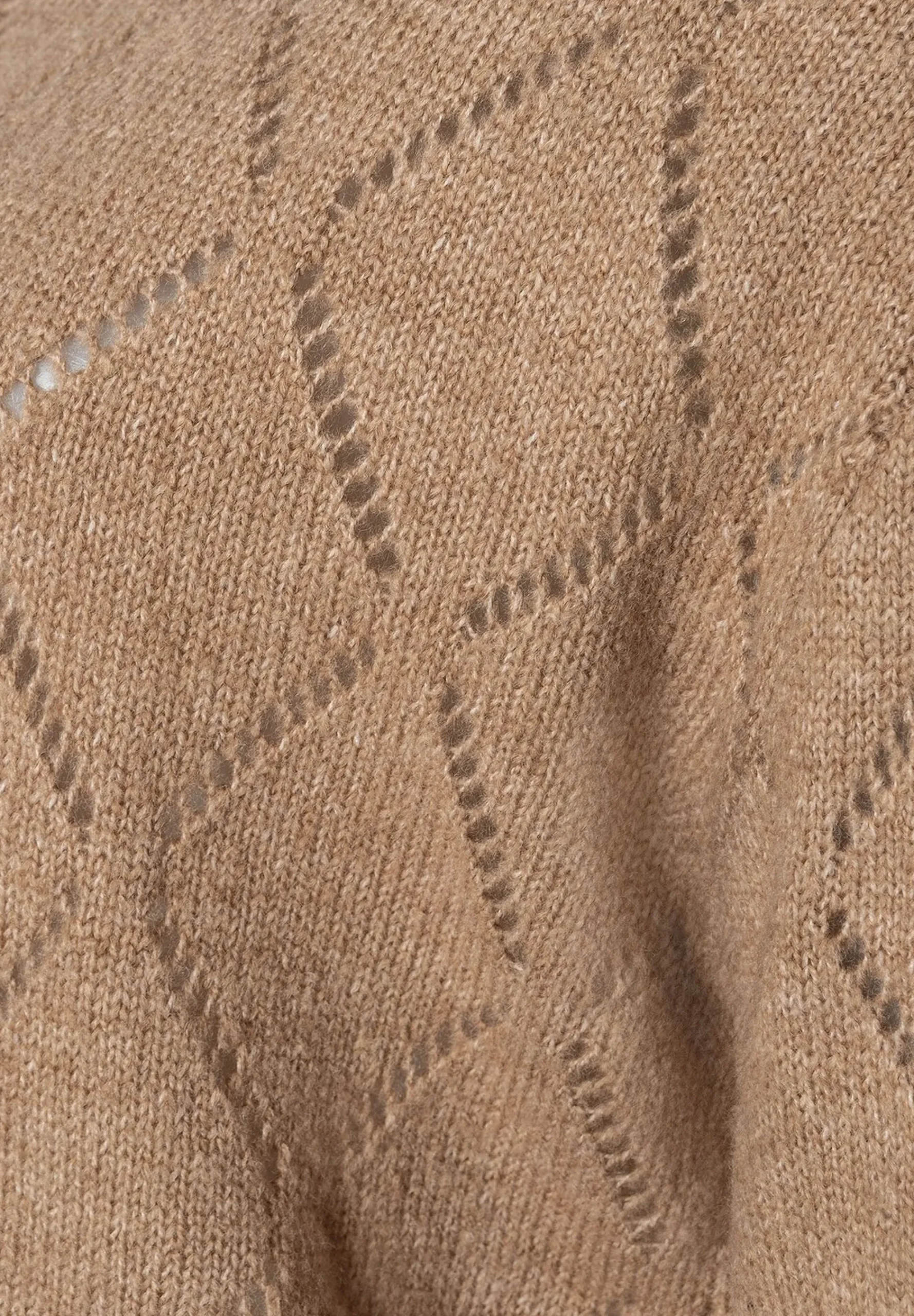 Hot Ajour-Pullover, macchiato, Herbst-Kollektion Pullover - Strick