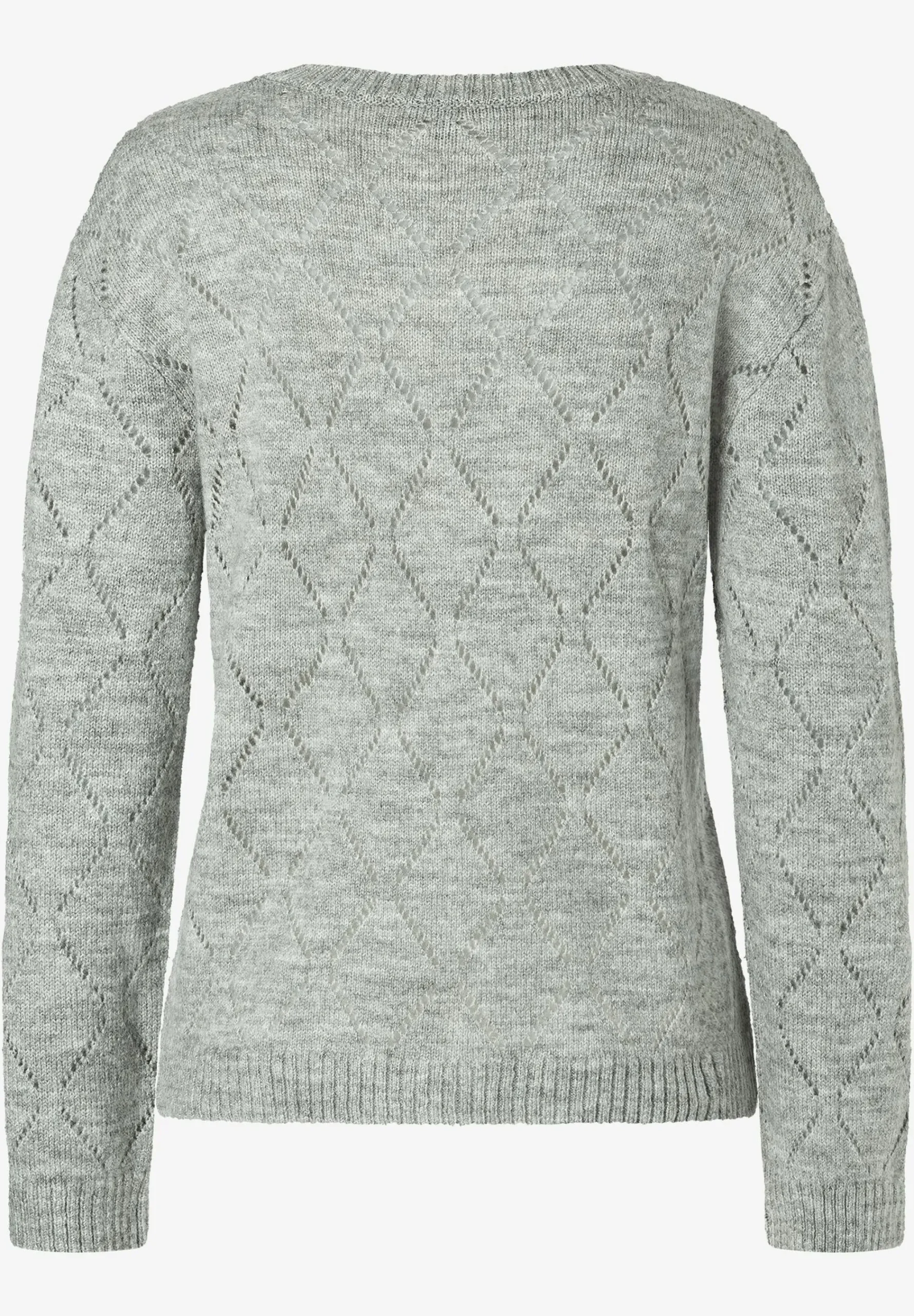 Outlet Ajour-Pullover, melange, Herbst-Kollektion Pullover - Strick