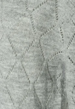 Outlet Ajour-Pullover, melange, Herbst-Kollektion Pullover - Strick