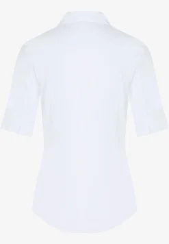 Online Baumwoll/Stretch Bluse, weiß Blusen