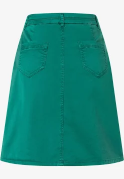 Discount Baumwoll/Stretch Rock, summergarden green, Sommer-Kollektion Röcke