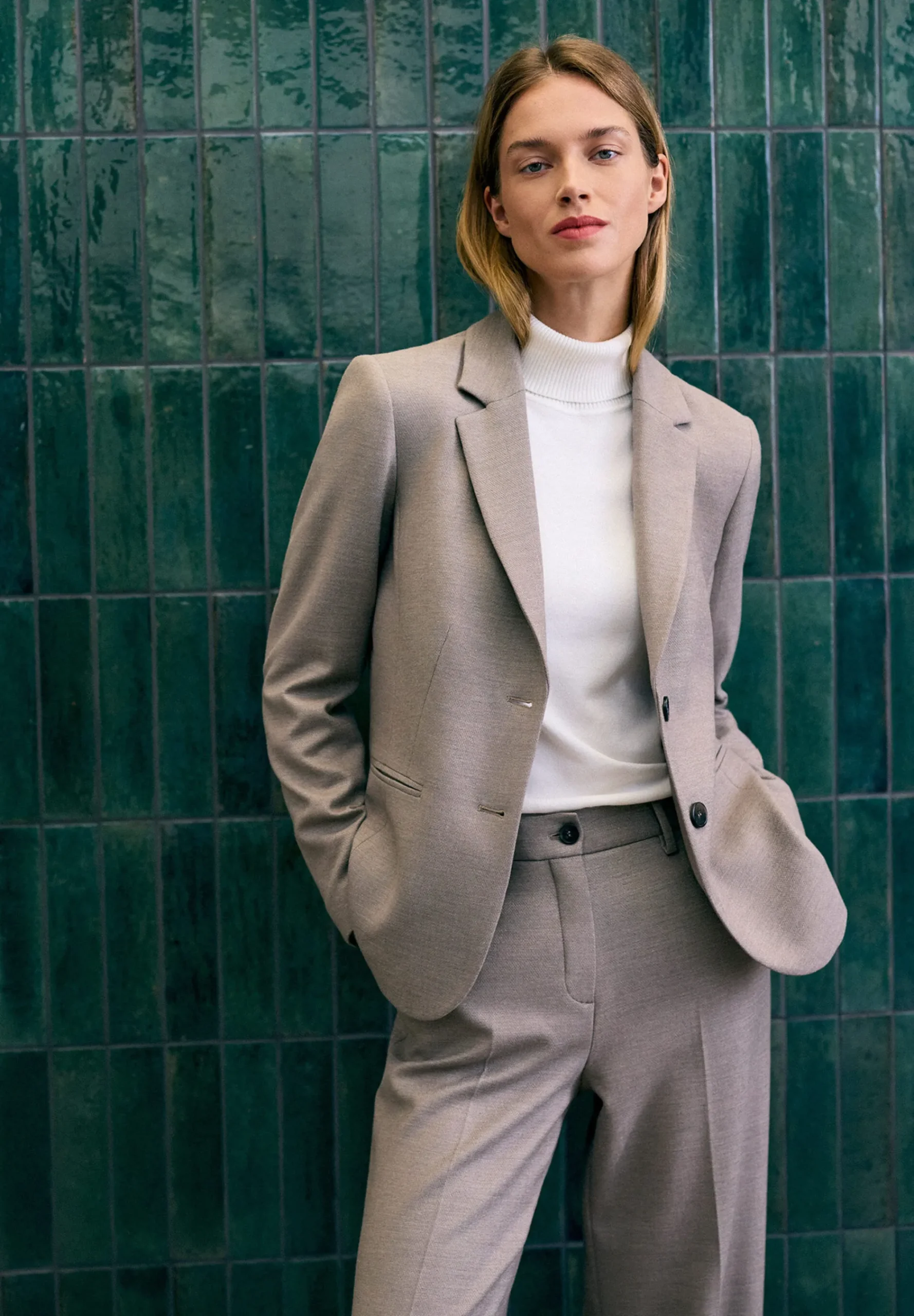 New Blazer, taupe, Herbst-Kollektion Blazer