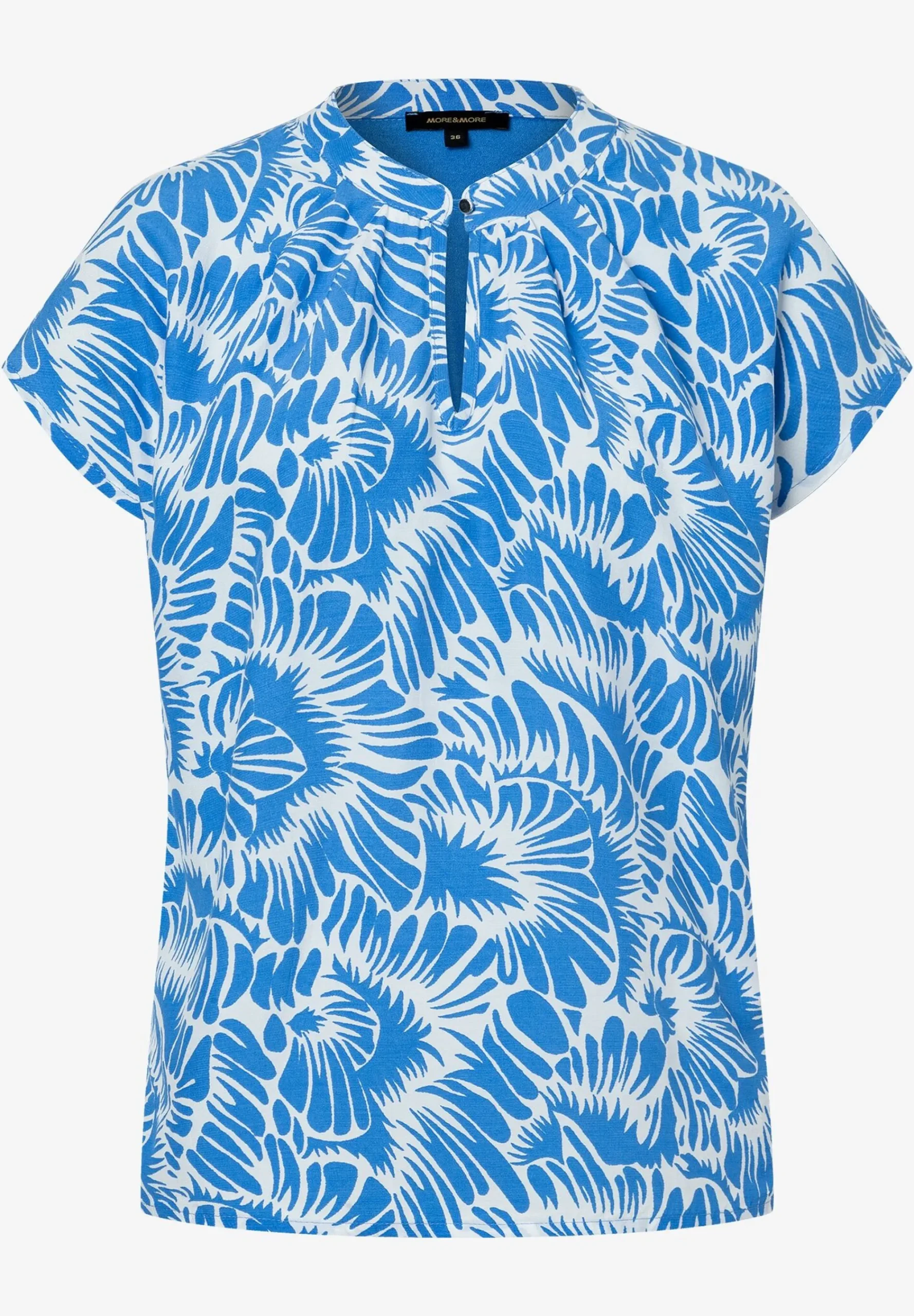 Fashion Blusenshirt, blau/weiß, Frühjahrs-Kollektion T-shirts - Tops