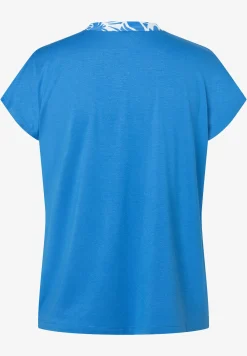 Fashion Blusenshirt, blau/weiß, Frühjahrs-Kollektion T-shirts - Tops