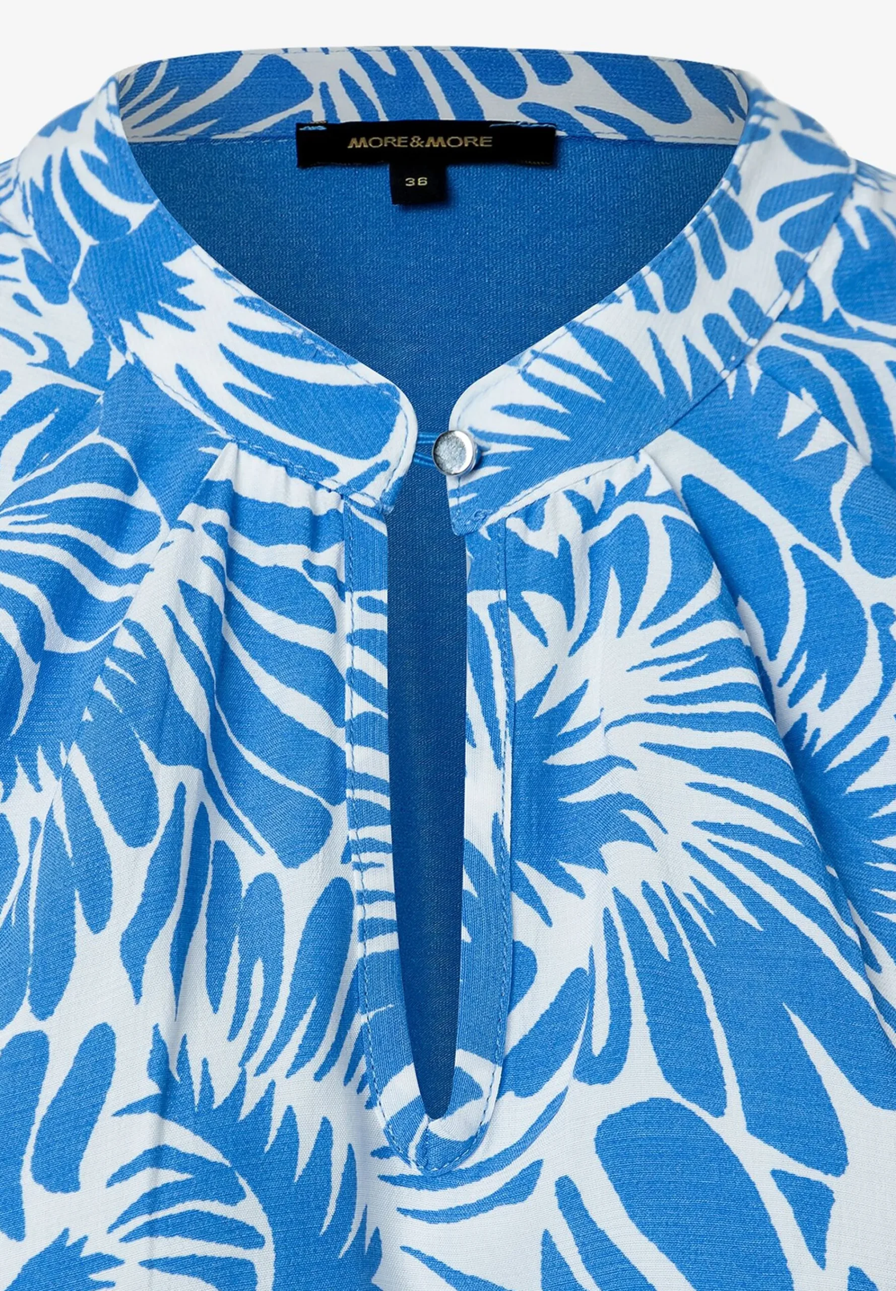 Fashion Blusenshirt, blau/weiß, Frühjahrs-Kollektion T-shirts - Tops