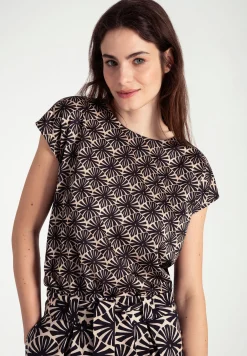 Fashion Blusenshirt, grafischer Print, Frühjahrs-Kollektion T-shirts - Tops