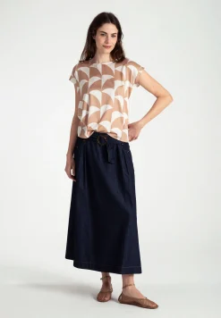 Best Blusenshirt mit grafischem Print, beige/ecru, Frühjahrs-Kollektion T-shirts - Tops