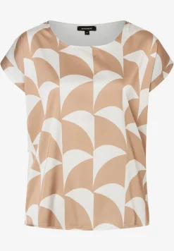 Best Blusenshirt mit grafischem Print, beige/ecru, Frühjahrs-Kollektion T-shirts - Tops