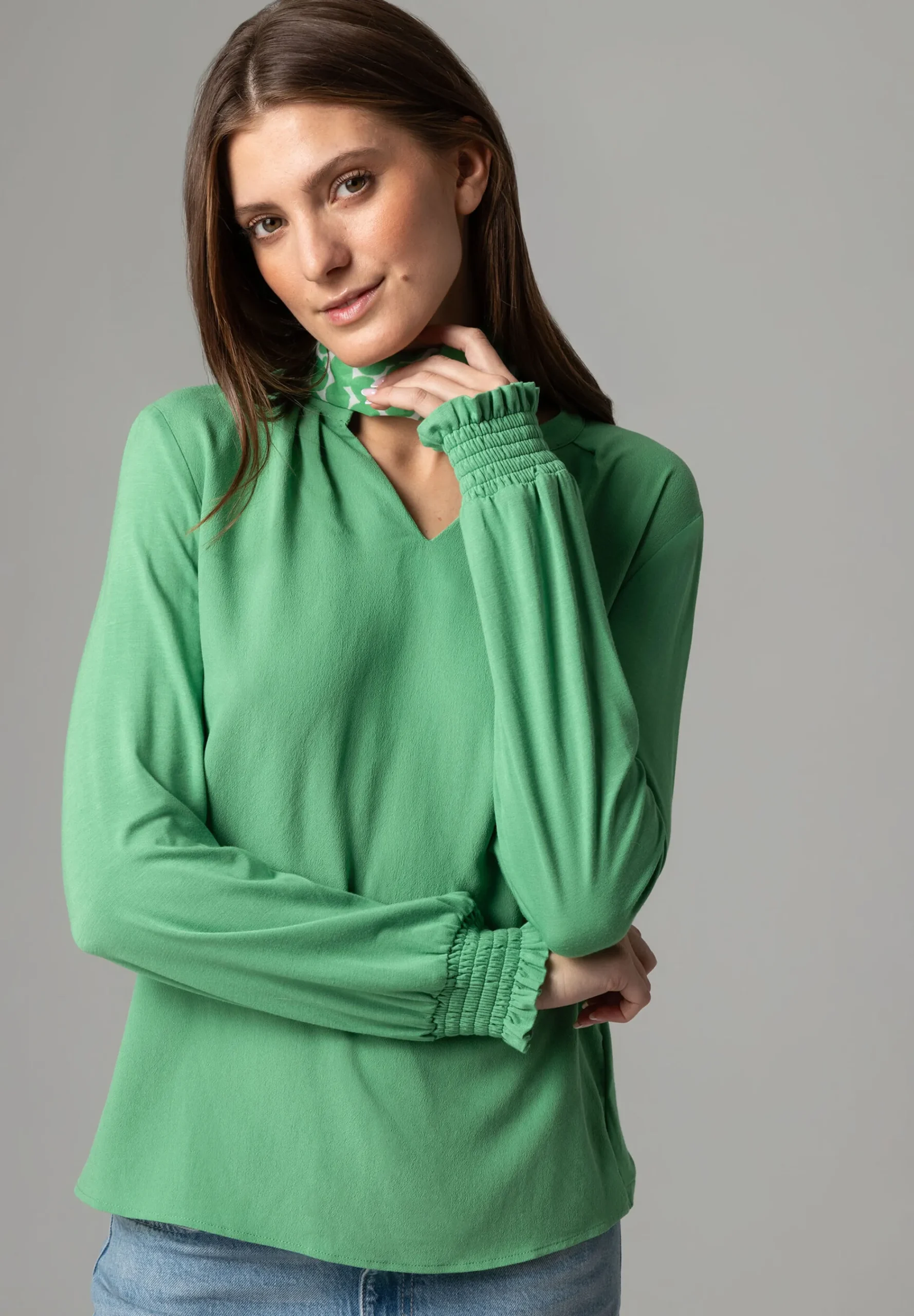 Best Blusenshirt, soft warm green, Frühjahrs-Kollektion T-shirts - Tops