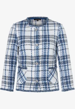 Outlet Bouclé Jacke, kariert, Frühjahrs-Kollektion Blazer