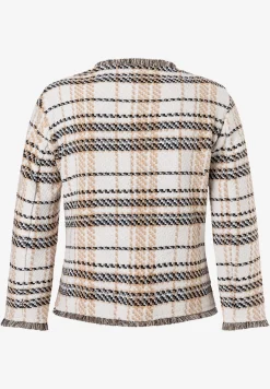 Sale Bouclé Jacke, kariert, Frühjahrs-Kollektion Blazer