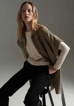 New Bouclé Jacke mit Gürtel, MORE Blazer