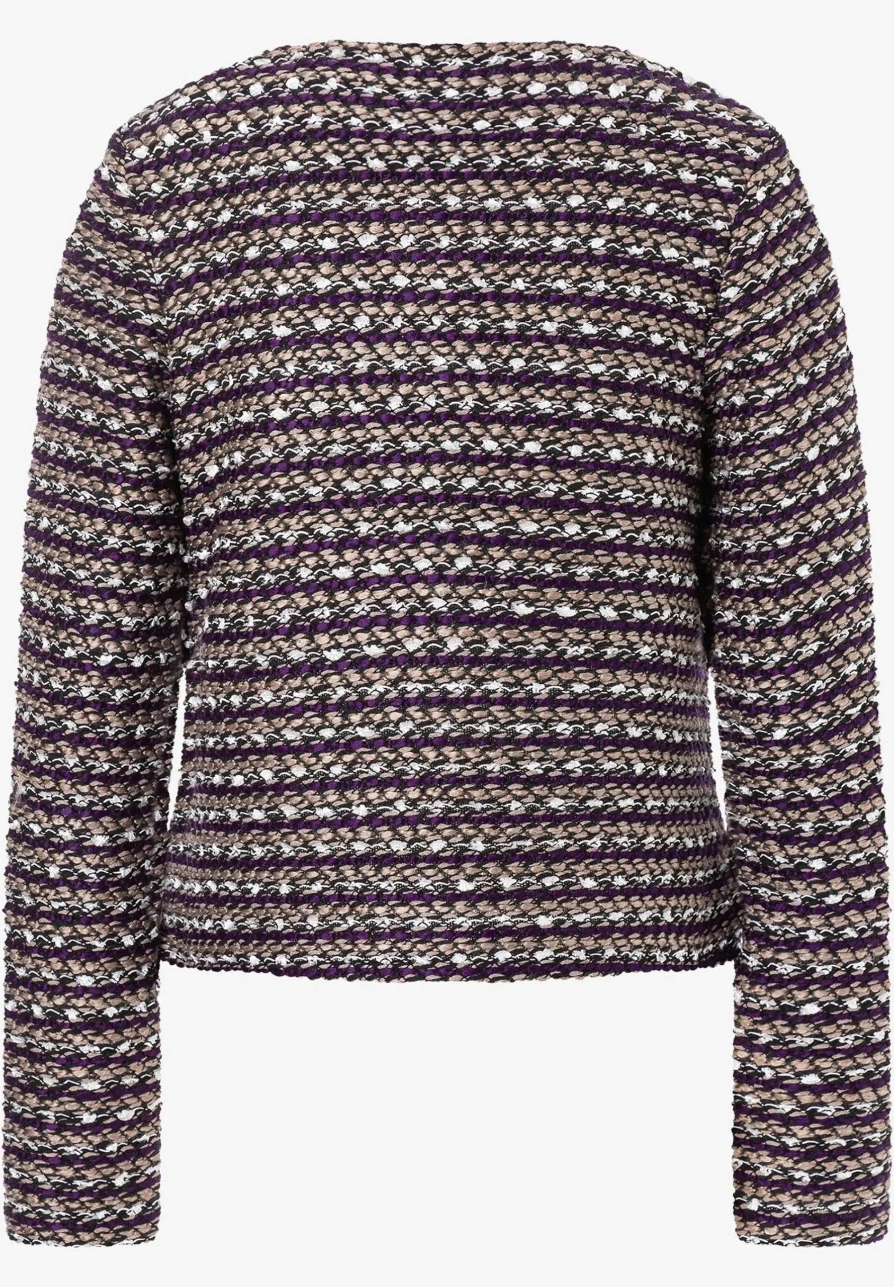 Outlet Bouclé Jerseyjacke, Herbst-Kollektion Blazer