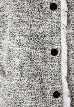 Discount Bouclé Jerseyjacke, Herbst-Kollektion Blazer