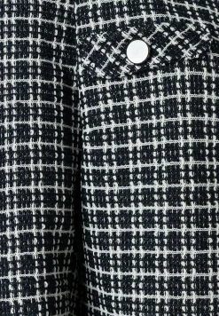 Discount Bouclé-Jerseyjacke, kariert, Frühjahrs-Kollektion Blazer