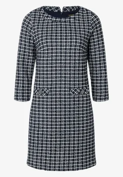 Clearance Bouclé-Jerseykleid, kariert, Frühjahrs-Kollektion Kleider - Jumpsuits