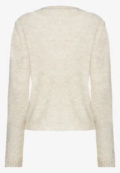 Sale Bouclé-Pullover, powder creme, Herbst-Kollektion Pullover - Strick
