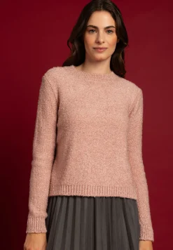 New Bouclé-Pullover, rose flush, Herbst-Kollektion Pullover - Strick