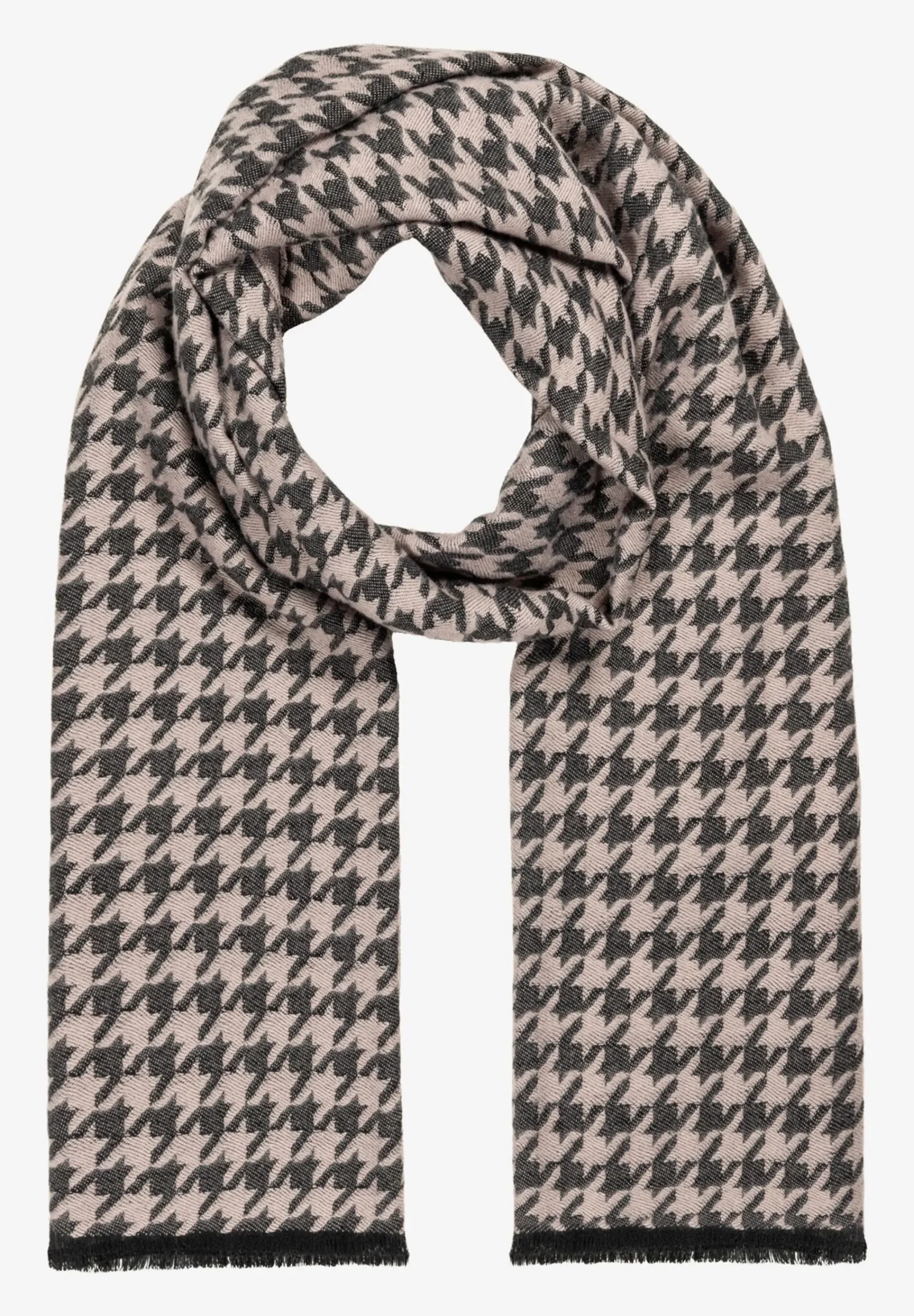 Discount breiter Schal, taupe/grau karierte, Herbst-Kollektion Accessoires