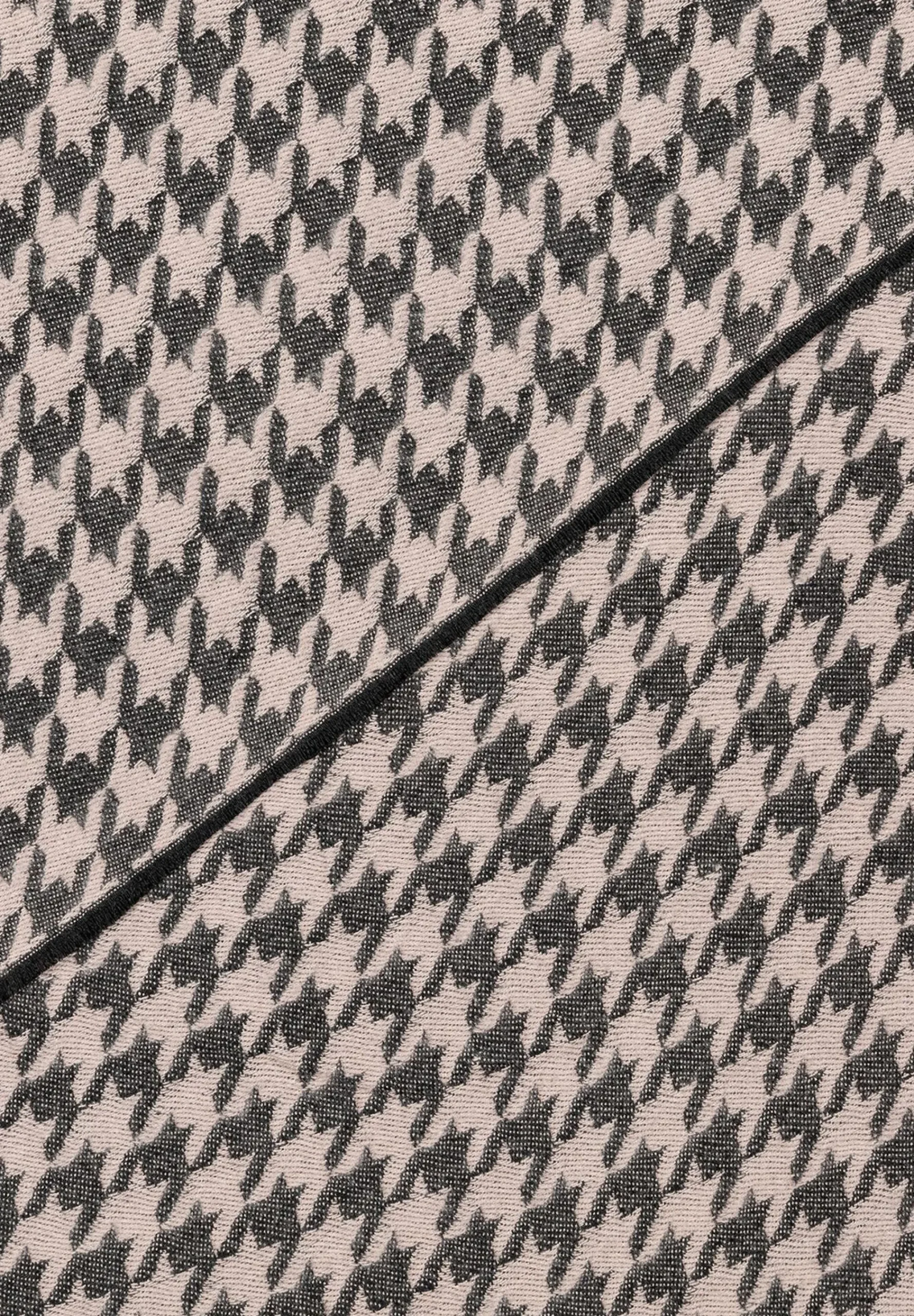 Discount breiter Schal, taupe/grau karierte, Herbst-Kollektion Accessoires