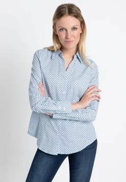 New Businessbluse mit Minimal-Print, Frühjahrs-Kollektion Blusen