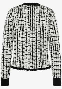 New Cardigan, /weiß Muster, Frühjahrs-Kollektion Pullover - Strick