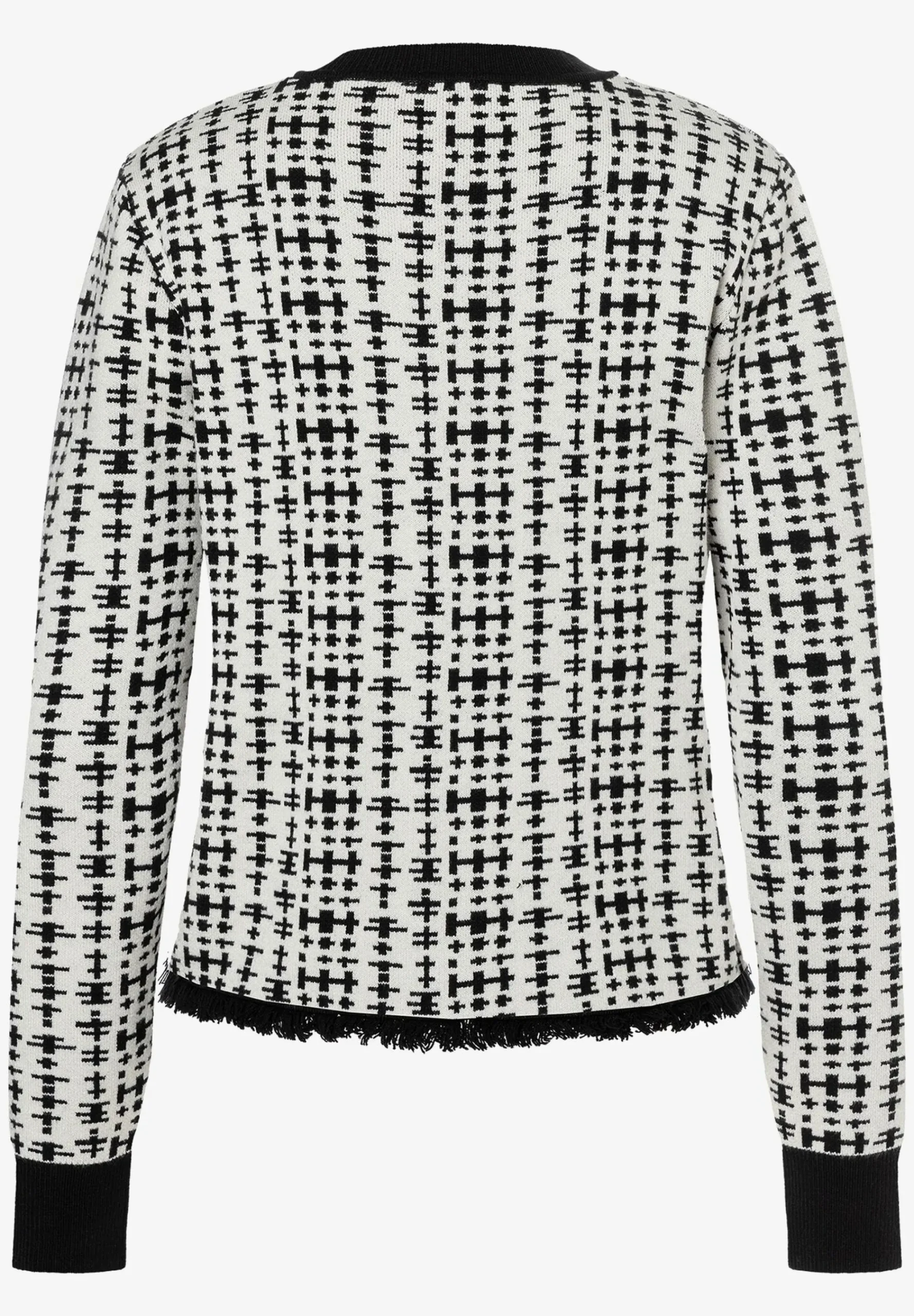 New Cardigan, /weiß Muster, Frühjahrs-Kollektion Pullover - Strick