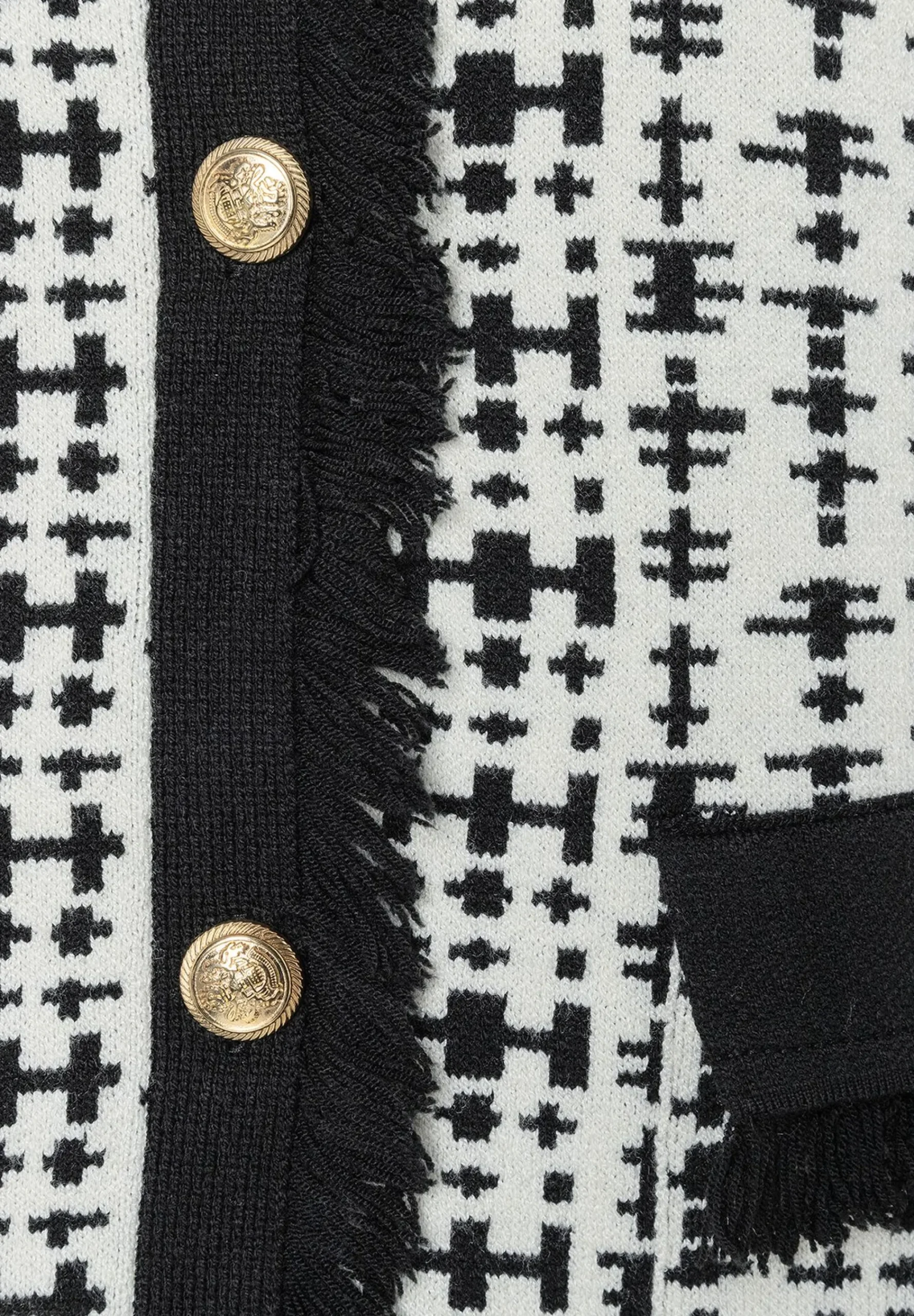 New Cardigan, /weiß Muster, Frühjahrs-Kollektion Pullover - Strick