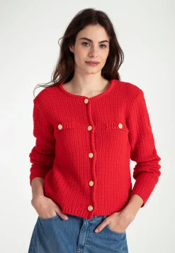 Clearance Cardigan, soft red, Frühjahrs-Kollektion Pullover - Strick