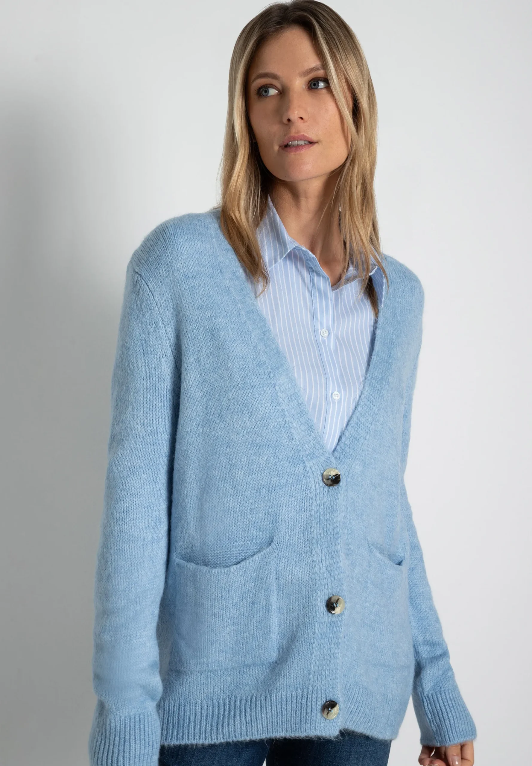 New Cardigan, winter sky, Herbst-Kollektion Pullover - Strick