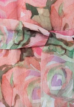 Clearance Chiffonkleid, Rosenprint, Sommer-Kollektion Kleider - Jumpsuits