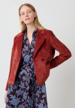 Outlet Cordblazer, rusty brown, Winter-Kollektion Blazer