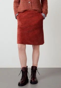 Hot Cordrock, rusty brown, Winter-Kollektion Röcke