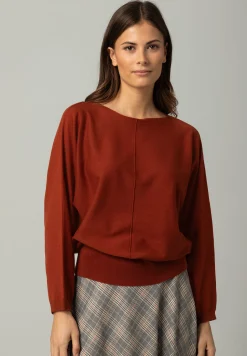 Outlet Fledermauspullover, rusty brown, Winter-Kollektion Pullover - Strick