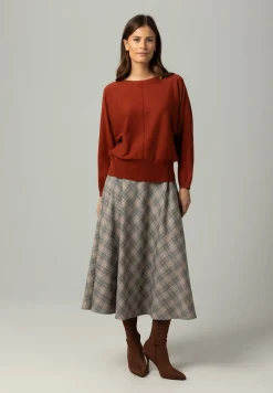 Outlet Fledermauspullover, rusty brown, Winter-Kollektion Pullover - Strick