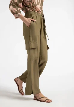 Clearance fließende Cargohose, soft reed green, Sommer-Kollektion Hosen - Jeans