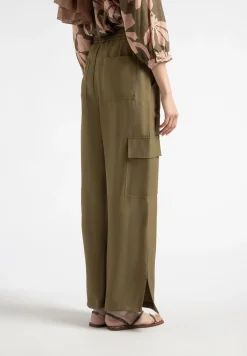 Clearance fließende Cargohose, soft reed green, Sommer-Kollektion Hosen - Jeans