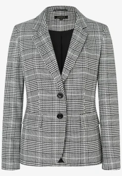 Sale Glencheck Blazer, schwarz/ecru, Herbst-Kollektion Blazer