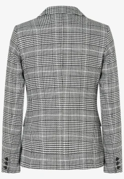 Sale Glencheck Blazer, schwarz/ecru, Herbst-Kollektion Blazer
