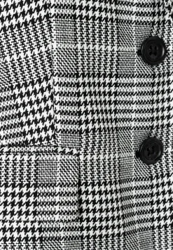 Sale Glencheck Blazer, schwarz/ecru, Herbst-Kollektion Blazer