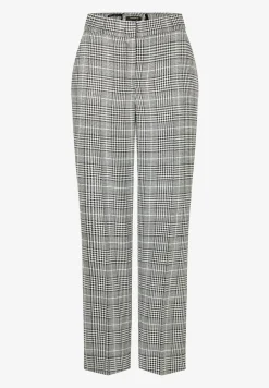 Hot Glencheck Hose, schwarz/ecru, Herbst-Kollektion Hosen - Jeans