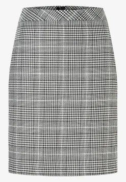 Hot Glencheck Rock, schwarz/ecru, Herbst-Kollektion Röcke