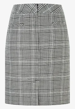 Hot Glencheck Rock, schwarz/ecru, Herbst-Kollektion Röcke