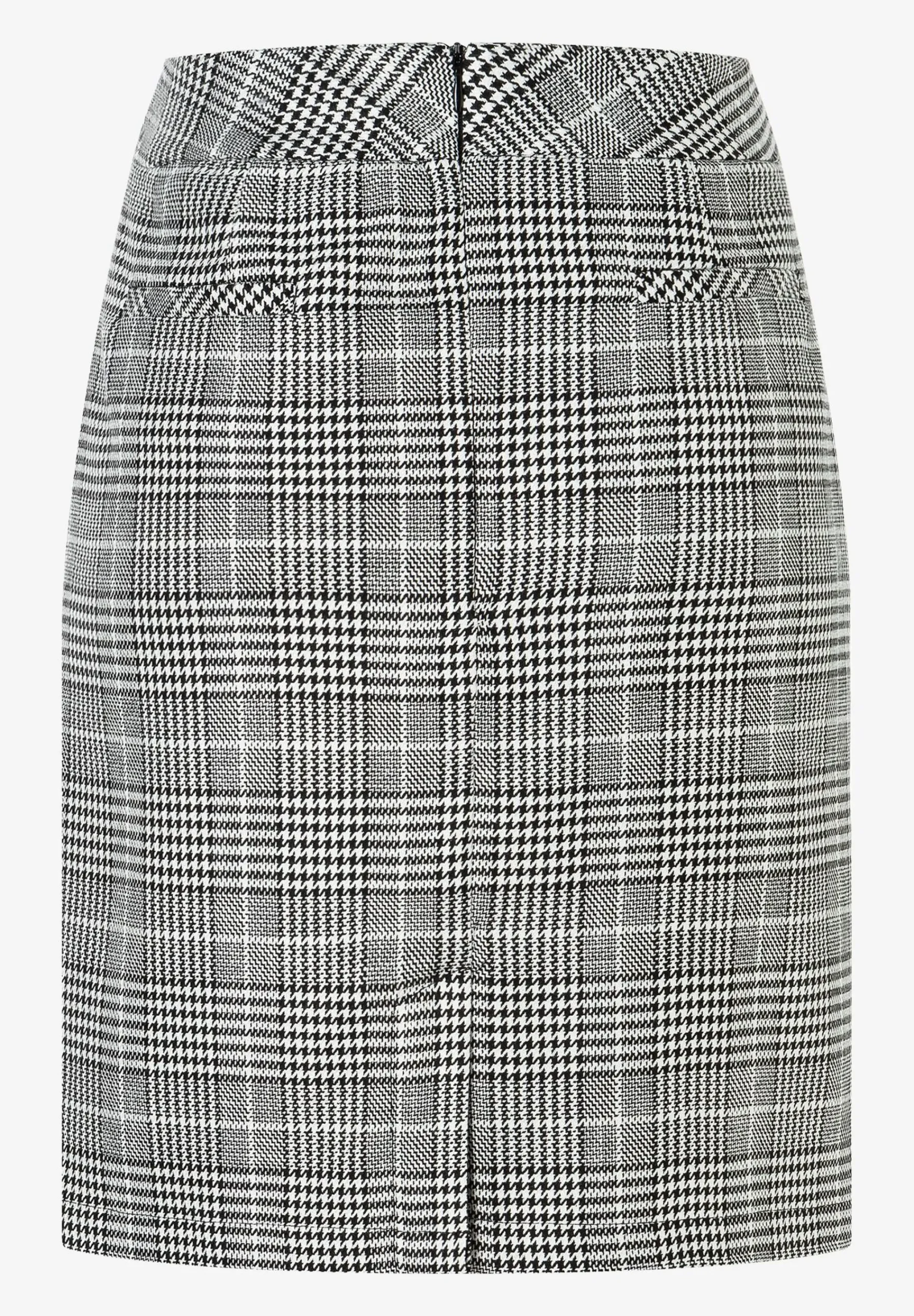 Hot Glencheck Rock, schwarz/ecru, Herbst-Kollektion Röcke