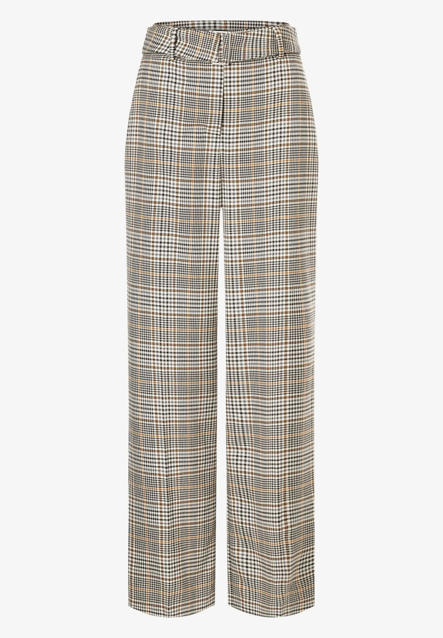 Fashion Glencheck-Hose mit Gürtel, Herbst-Kollektion Hosen - Jeans