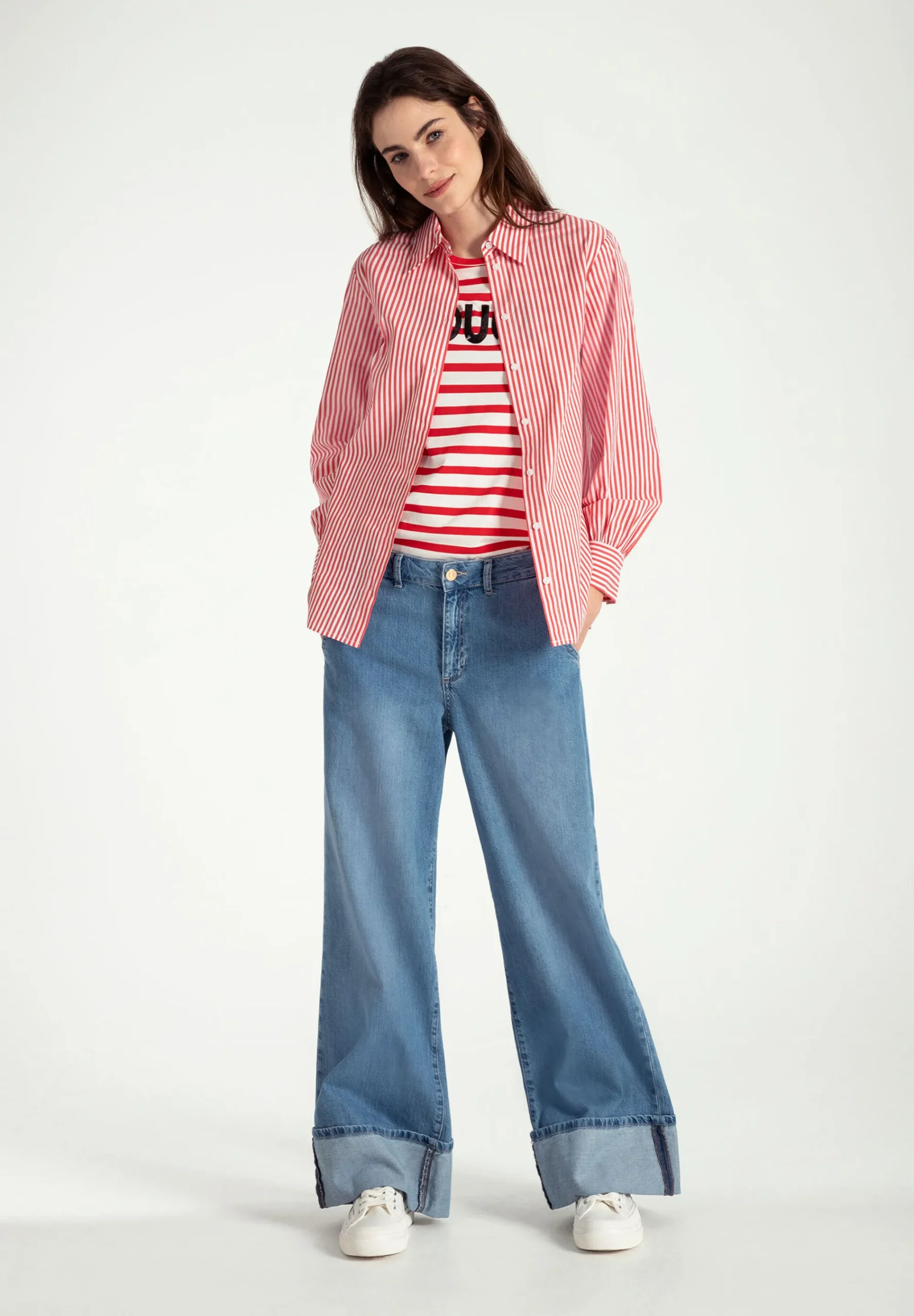 Clearance Hemdbluse, gestreift, Frühjahrs-Kollektion Blusen