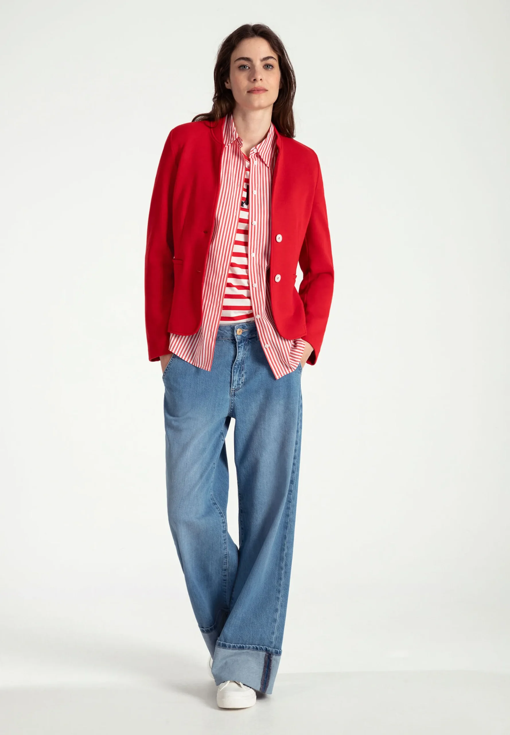 Clearance Hemdbluse, gestreift, Frühjahrs-Kollektion Blusen