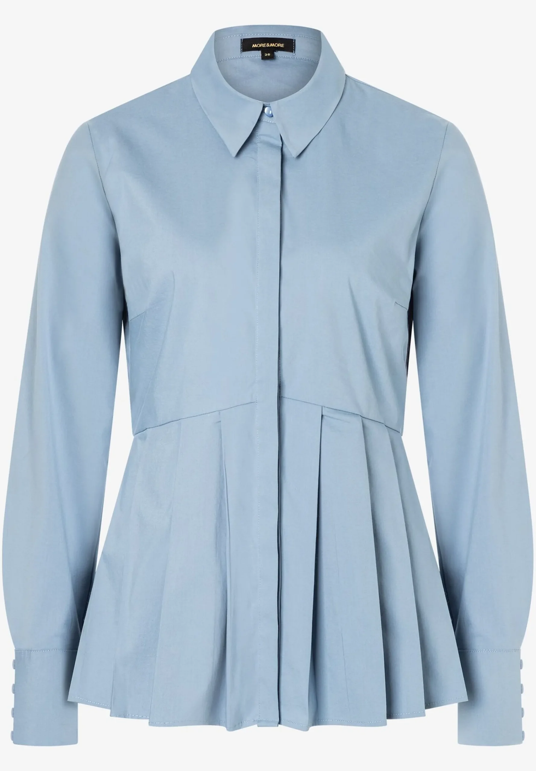 Hot Hemdbluse mit Falten-Detail, hell, Winter-Kollektion Blusen