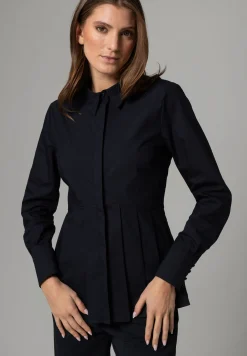 Fashion Hemdbluse mit Falten-Detail, , Winter-Kollektion Blusen